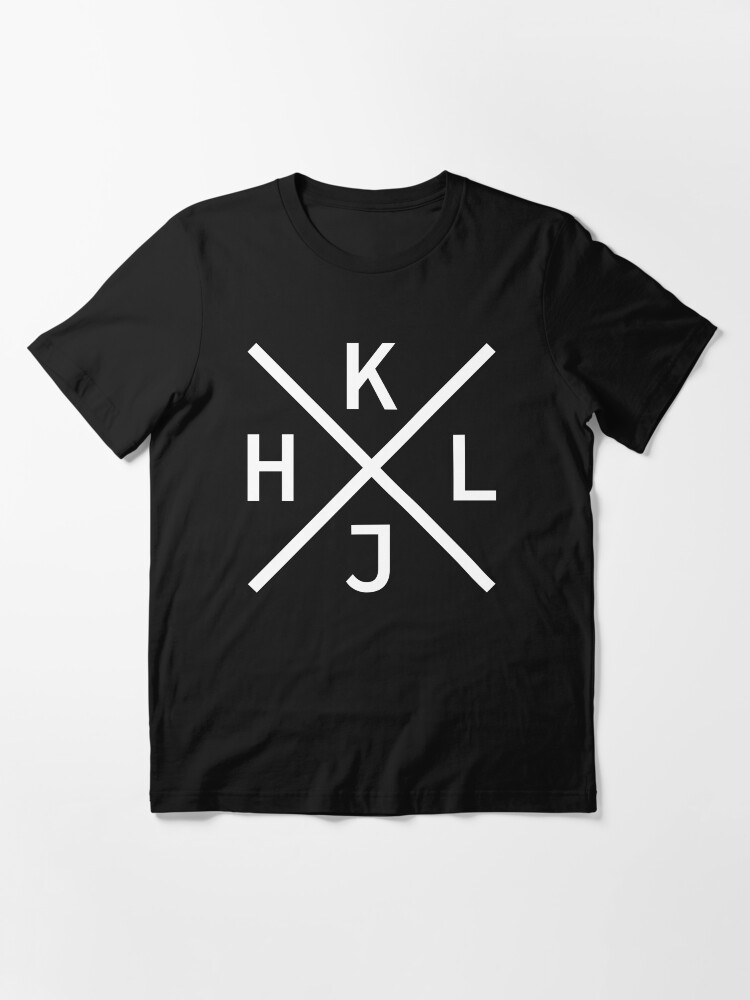 Thumbnail 3 of 7, Essential T-Shirt, HJKL Design for Programmers Using vi/Vim - White Graphic designed and sold by geeksta.