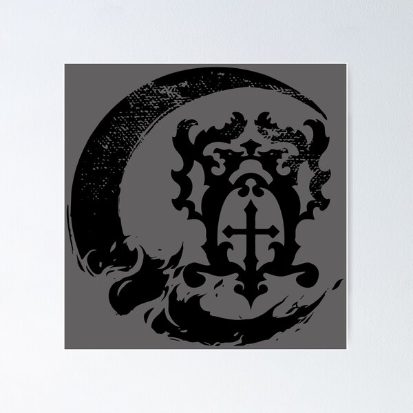 Item preview, Castlevania Belmont Crest Black designed and sold by revengeprinter.
