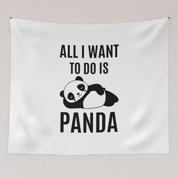 Item preview, All I Want To Do Is Panda designed and sold by RedTomasB.