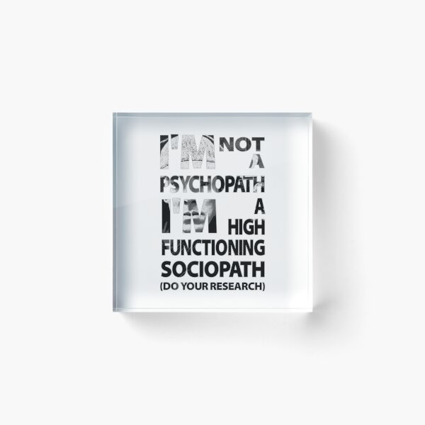 Item preview, Sherlock - I'm Not A Psychopath... designed and sold by Yithian.