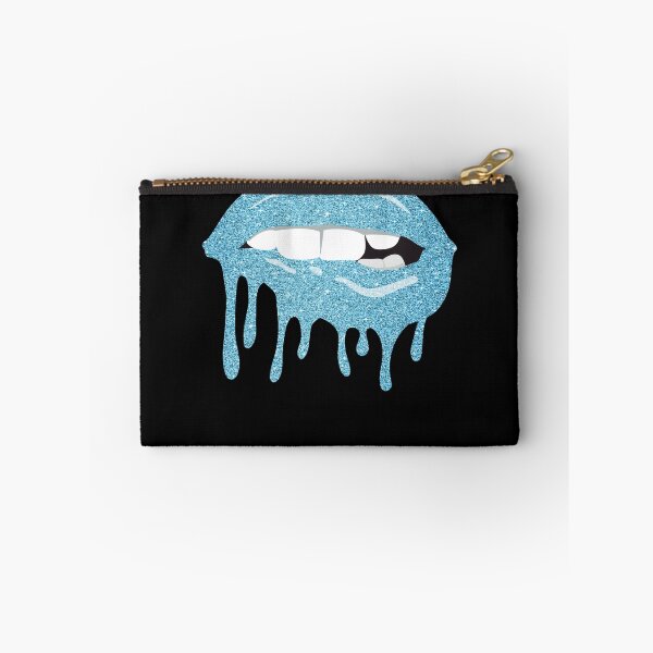 Item preview, Women's Dripping Lips Blue Kiss Blue Lip Biting Blue Lips Gear designed and sold by DynamicDesign.