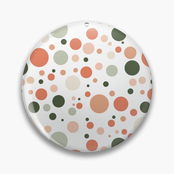 Item preview, Scatettered colorful circles pattern for homedecor green orange pastel designed and sold by TeeHDesigner.