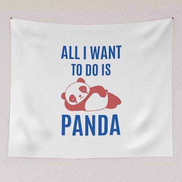 Item preview, All I Want To Do Is Panda designed and sold by RedTomasB.