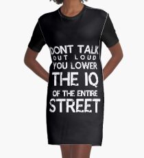 Sherlock - Don't Talk Out Loud... Graphic T-Shirt Dress