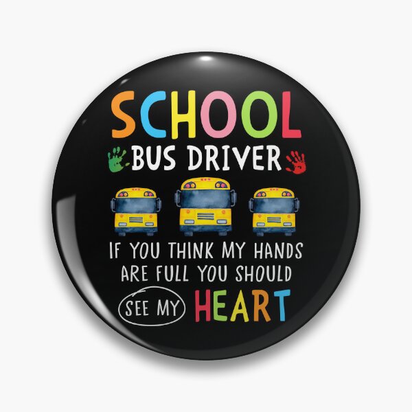 Item preview, School Bus Driver Full Heart designed and sold by SunsetGloww.