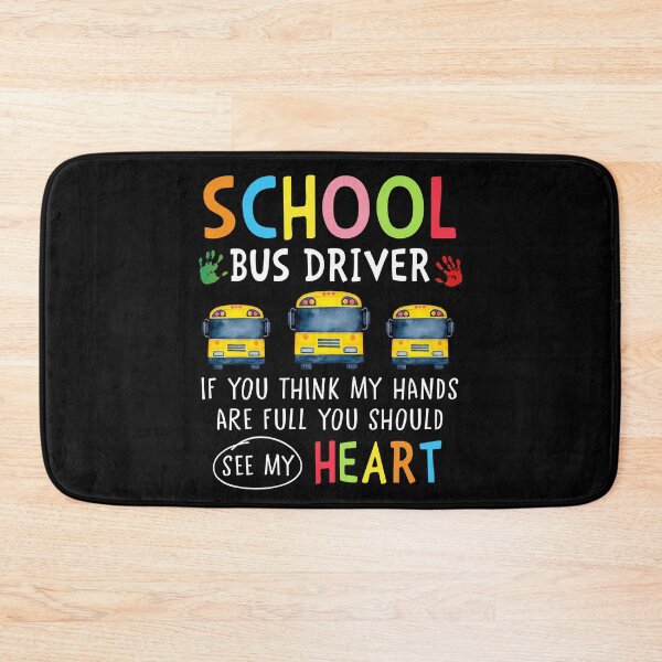 Item preview, School Bus Driver Full Heart designed and sold by SunsetGloww.