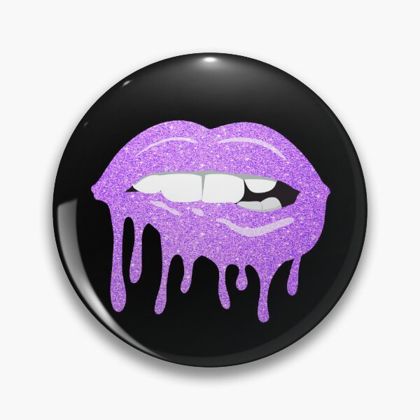 Artikelvorschau, Women's Dripping Lips Purple Kiss Lip Biting Purple Lips Gear entworfen und verkauft von DynamicDesign.