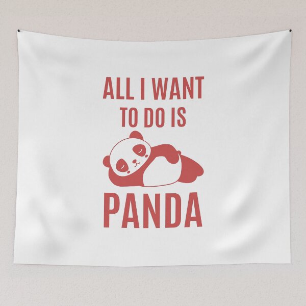 Item preview, All I Want To Do Is Panda designed and sold by RedTomasB.