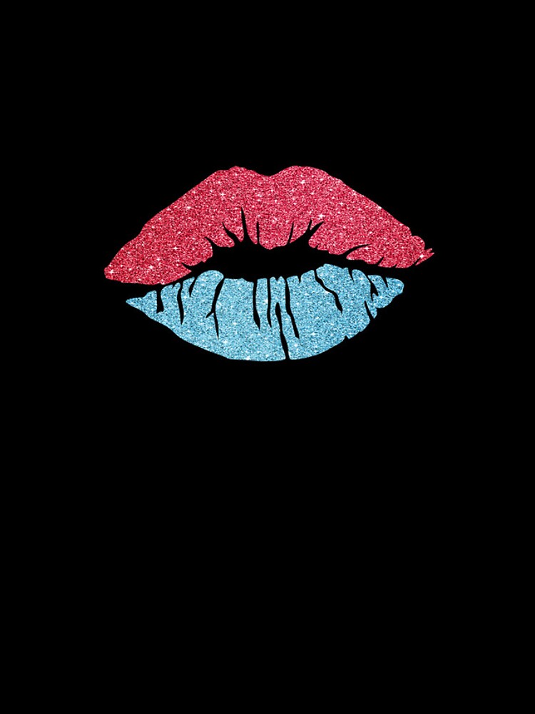 Imagen 4 de 4, Funda de iPhone con la obra Women's Kiss Lips America Lips Red Blue Lipstick USA Kiss Gear, diseñada y vendida por DynamicDesign.