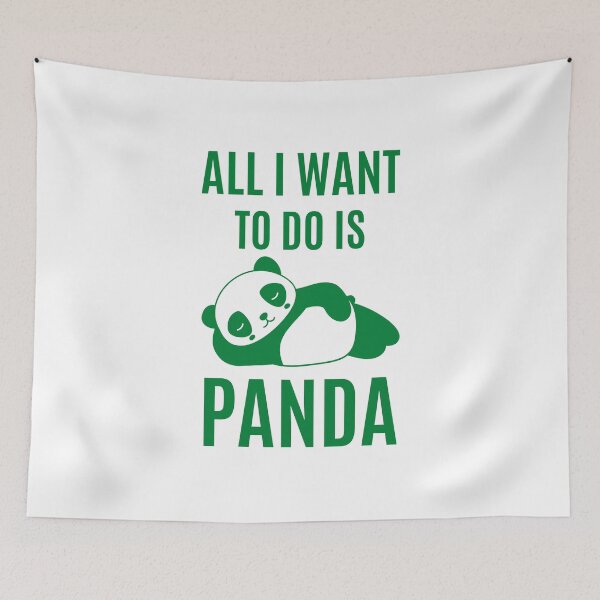 Item preview, All I Want To Do Is Panda designed and sold by RedTomasB.