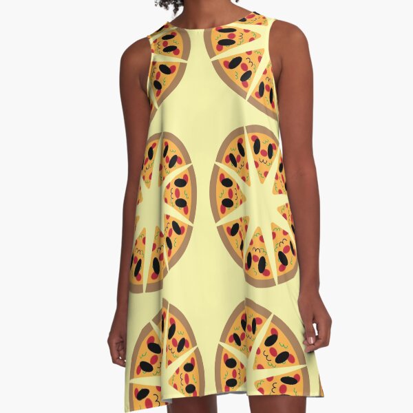 Artikel-Vorschau von Kawaii lächelndes Pizza-Muster, designt und verkauft von DefectivePortal.