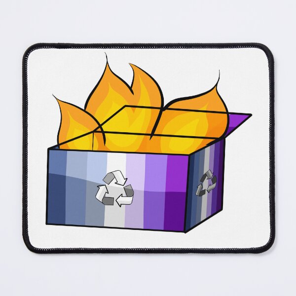 Item preview, Butch Lesbian Pride Garbage Fire designed and sold by CJ Vanderbeek.