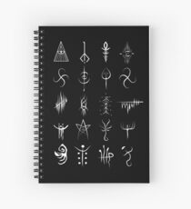 Bloodborne caryll runes Spiral Notebook