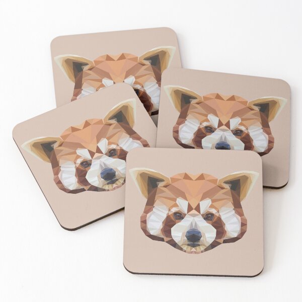 Item preview, Low Poly Red Panda designed and sold by ErinFCampbell.