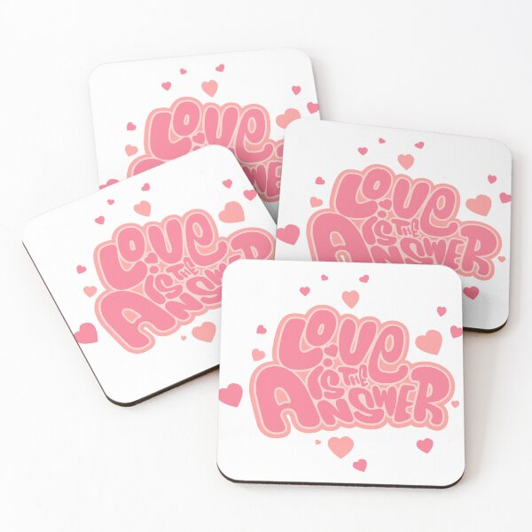 Item preview, Love is the answer! The Message is Love! pastel colors. designed and sold by Boogosh.