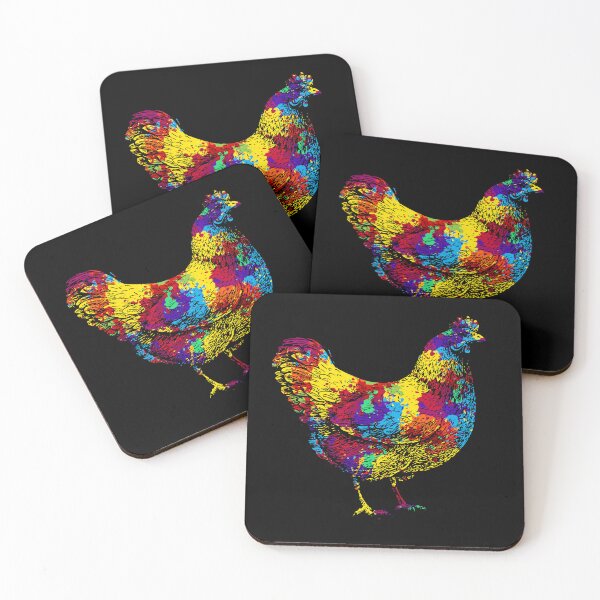 Item preview, Funny Chicken Shirt - Chicken Watercolor designed and sold by SunsetGloww.