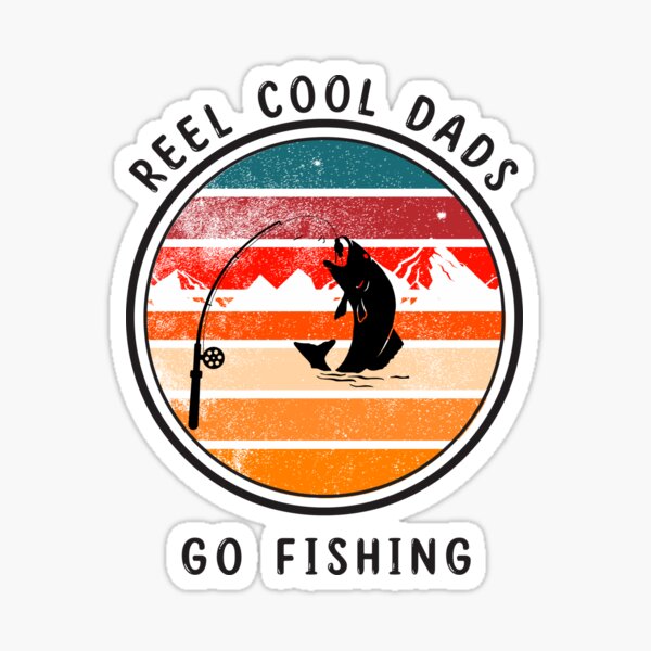Funny Fishing Sticker 4x4 Men The Tug Is My Drug Dad Fisherman