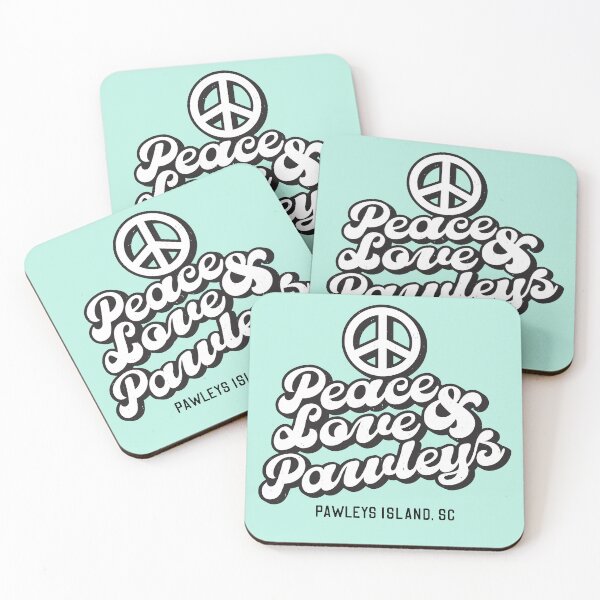 Item preview, Peace Love and Pawleys - Pawleys Island South Carolina SC  Tourist Souvenir  designed and sold by carolinafound.