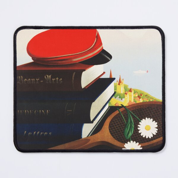 Item preview, LAUSANNE OUCHY City of Youth 1948 Vintage Switzerland Travel Poster designed and sold by retroposters.