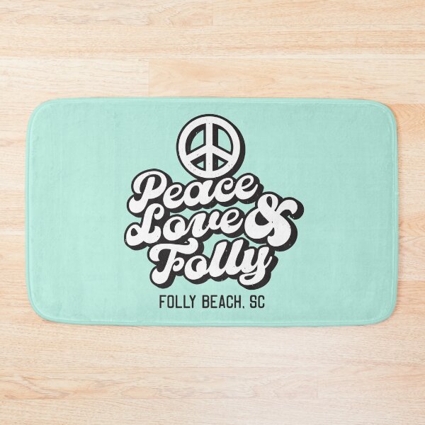Item preview, Peace Love and Folly - Folly Beach South Carolina SC Tourist Souvenir  designed and sold by carolinafound.