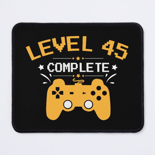 Item preview, Gamer Shirt Level 45 Complete Gaming Birthday Gift Tee designed and sold by haselshirt.