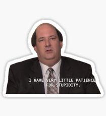 Kevin Malone Patience Sticker