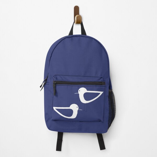 Item preview, Shorebird Pair in Navy Blue and White designed and sold by kierkegaard.
