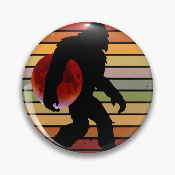 Item preview, Vintage Bigfoot Red Blood Moon Design Wolf Lunar Eclipse 2022 designed and sold by ROMNDO.