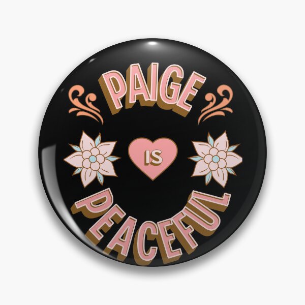 Item preview, Paige is Peaceful - First Names - Birthday Gifts - Alliteration Fans designed and sold by epicthoughts.