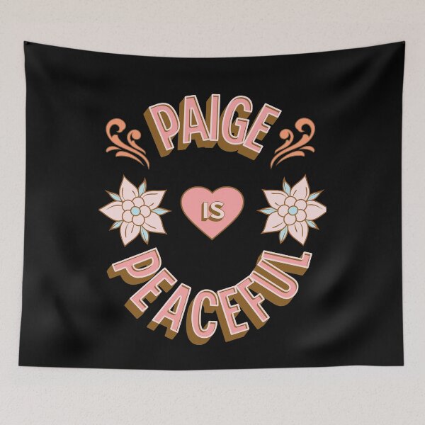 Item preview, Paige is Peaceful - First Names - Birthday Gifts - Alliteration Fans designed and sold by epicthoughts.