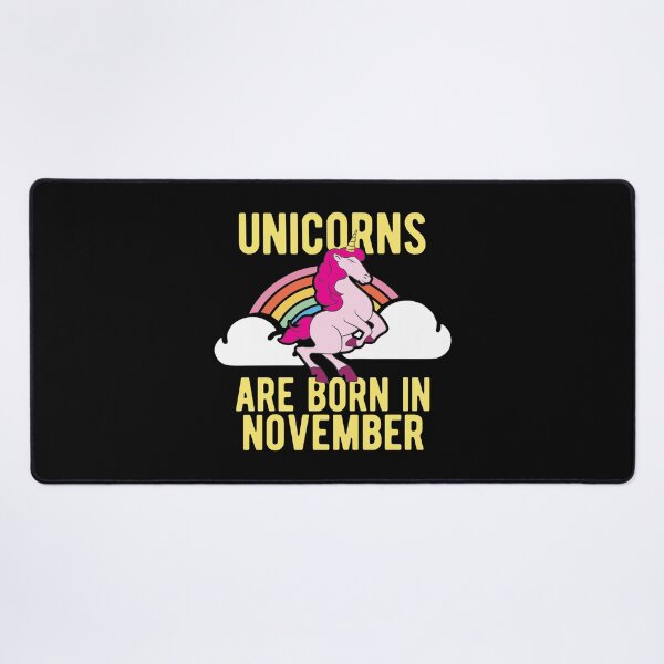 Item preview, Unicorns Are Born In November Shirt Birthday Month Gift Tee designed and sold by haselshirt.