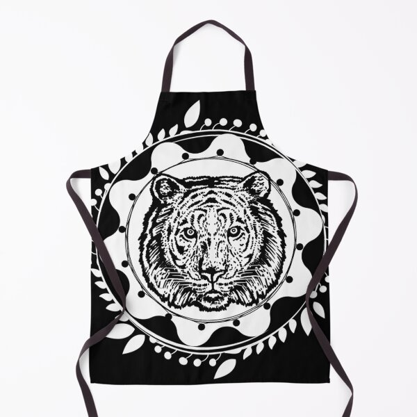 Item preview, Boho Retro Bengal Tiger Wreath designed and sold by artenvironments.