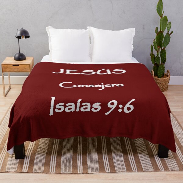 Item preview, Isaiah 9:6 Jesus Counsellor Spanish Bible Verse designed and sold by NombresDeJesus.