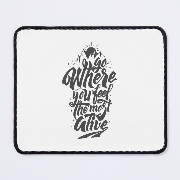 Item preview, ALIVE TYPO TRAVEL MOUNTAIN MOUNTAINS TRAVEL NATURE MOUNTAINS designed and sold by Super3.