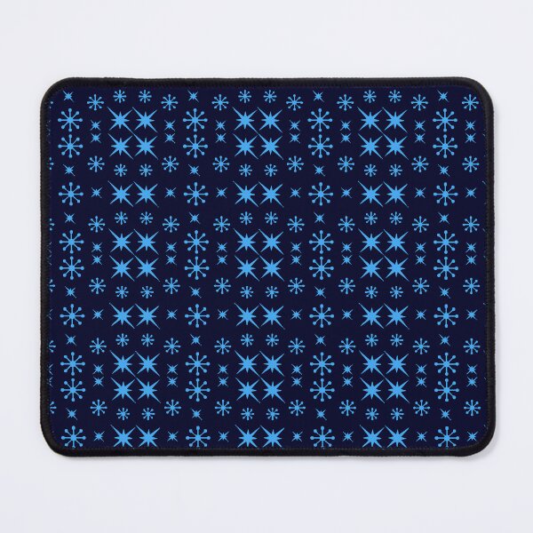 Item preview, Winter Snowflake Crystal. Abstract Blue Star Seamless Pattern designed and sold by risingrocket.