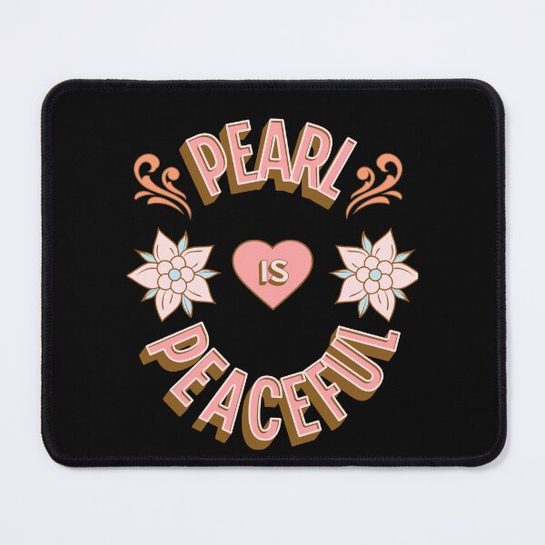 Item preview, Pearl is Peaceful - First Names - Birthday Gifts - Alliteration Fans designed and sold by epicthoughts.