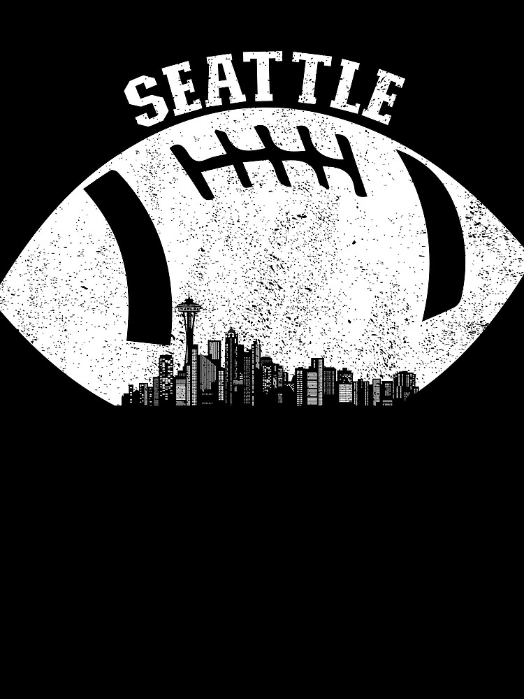 Thumbnail 3 von 3, Tuch, Seattle Skyline Football Fan Vintage Seattle Football Gear designt und verkauft von DynamicDesign.