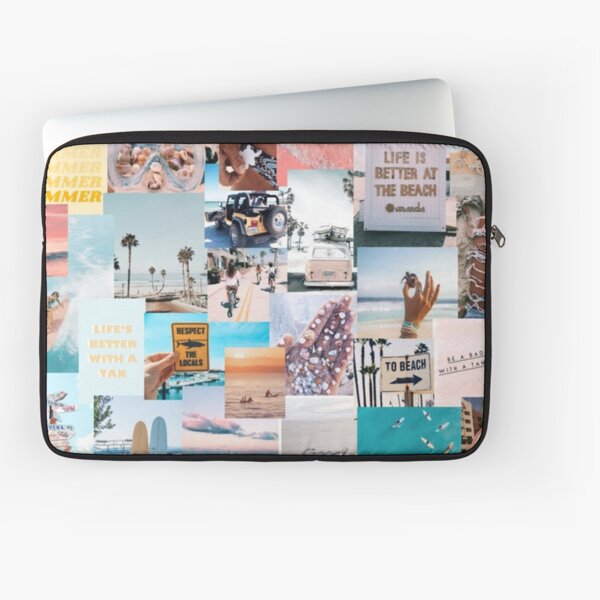 beach collage Laptop Sleeve