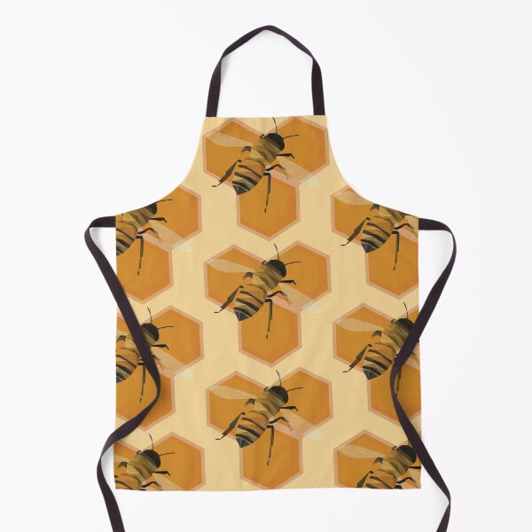 Item preview, Low poly honeybee on honeycomb designed and sold by ErinFCampbell.