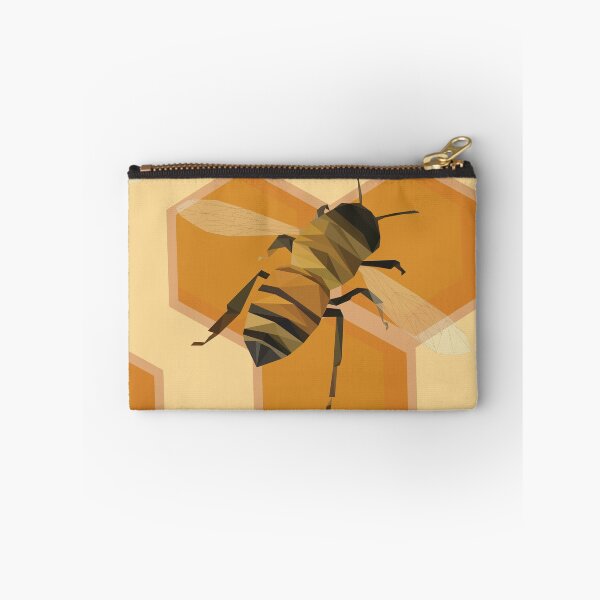 Item preview, Low poly honeybee on honeycomb designed and sold by ErinFCampbell.