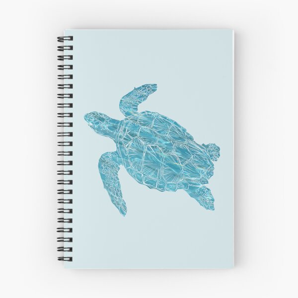 Item preview, Aqua Blue Turtle - Blue Water Tortoise designed and sold by molamode.