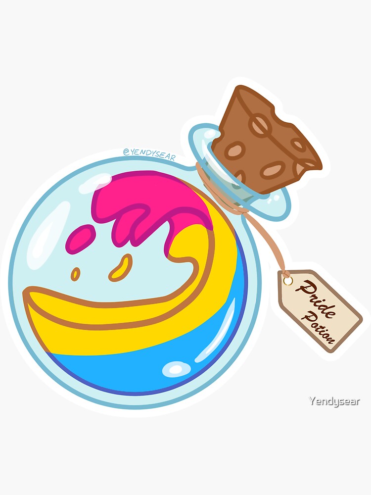 Pride Potion Pansexual Sticker For Sale By Yendysear Redbubble