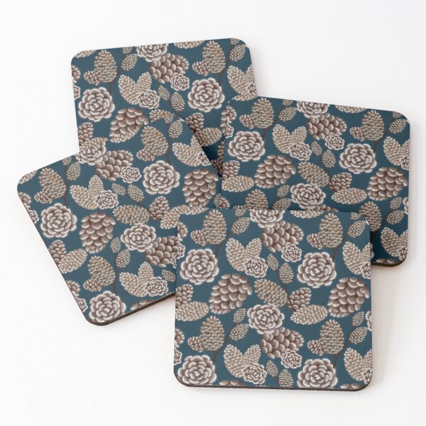 Item preview, Snowy Pinecones Dark designed and sold by IcyArtShop.