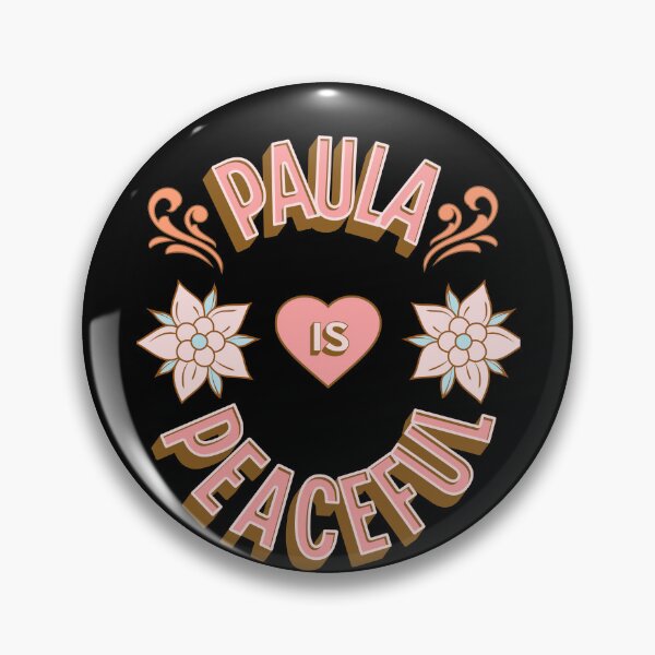 Item preview, Paula is Peaceful - First Names - Birthday Gifts - Alliteration Fans designed and sold by epicthoughts.