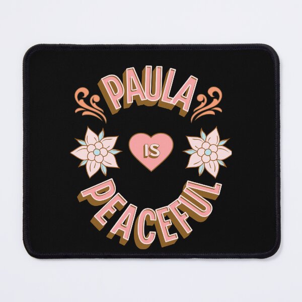 Item preview, Paula is Peaceful - First Names - Birthday Gifts - Alliteration Fans designed and sold by epicthoughts.