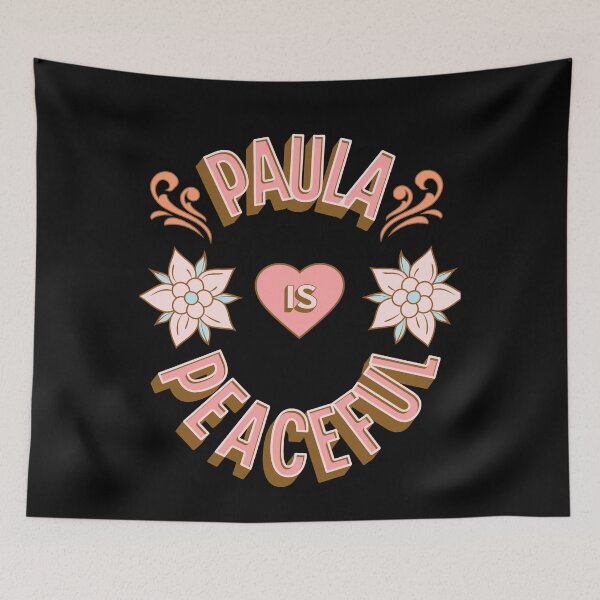 Item preview, Paula is Peaceful - First Names - Birthday Gifts - Alliteration Fans designed and sold by epicthoughts.