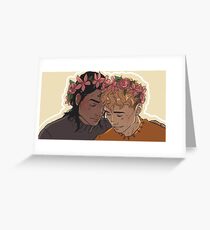 Carry On - Flowercrowns Greeting Card
