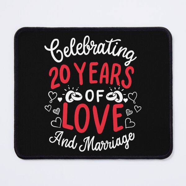 Item preview, 20th Wedding Anniversary - 20 Years Of Love And Marriage designed and sold by haselshirt.