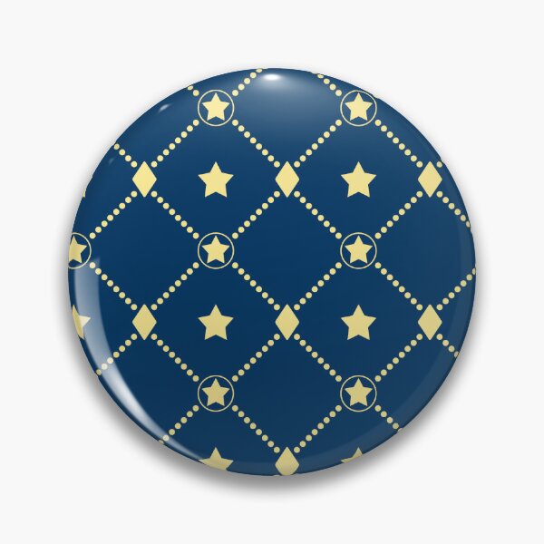 Item preview, Royal Blue and Yellow | Star and Diamond Pattern 16 designed and sold by rsty11.