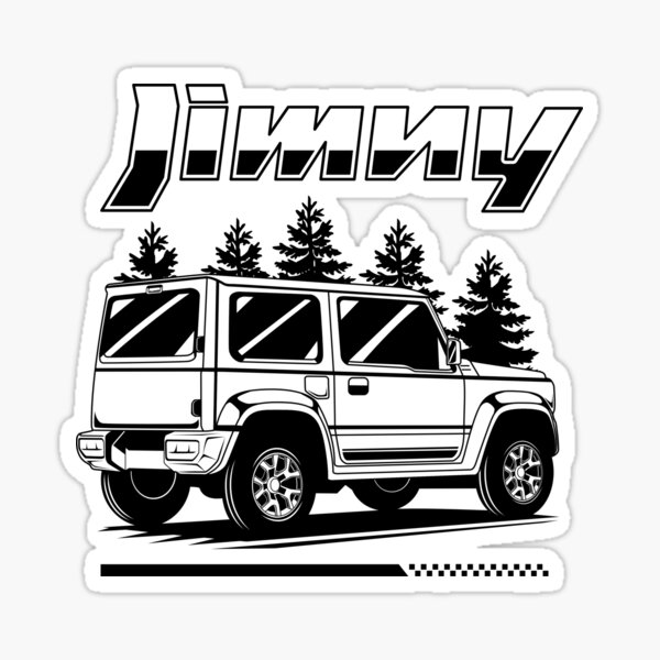 "Suzuki jimny black advanture" Sticker by Hans-Studio | Redbubble